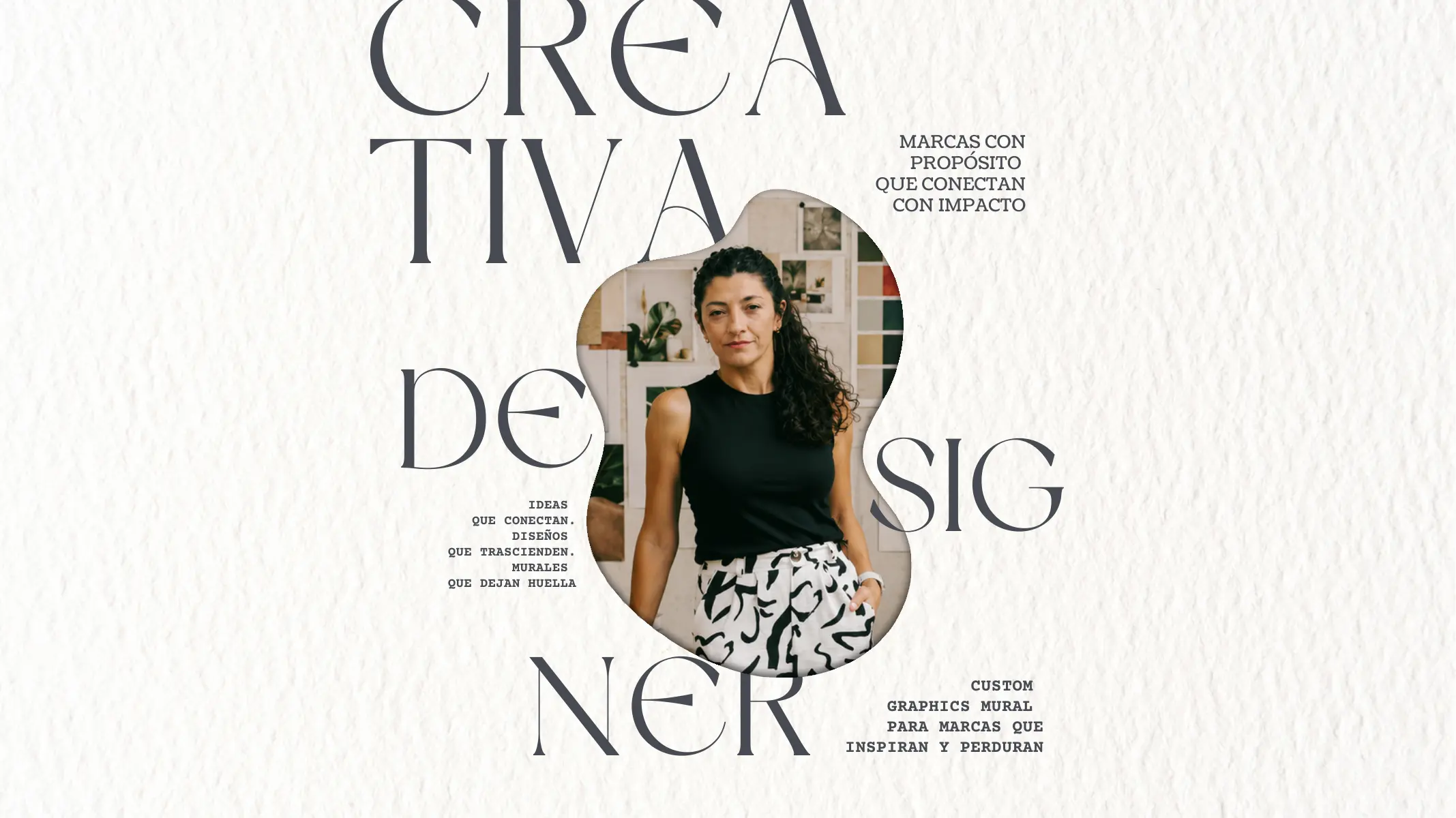 KOOLPRINTING GROUP creative direction collage with typography, portrait and custom graphics references